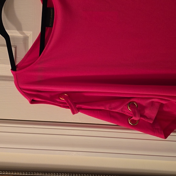 BOLD ELEMENTS BRAND WOMENS PLUS SIZE PINK "COLD SHOULDER" TOP SIZE 3X - Picture 4 of 16